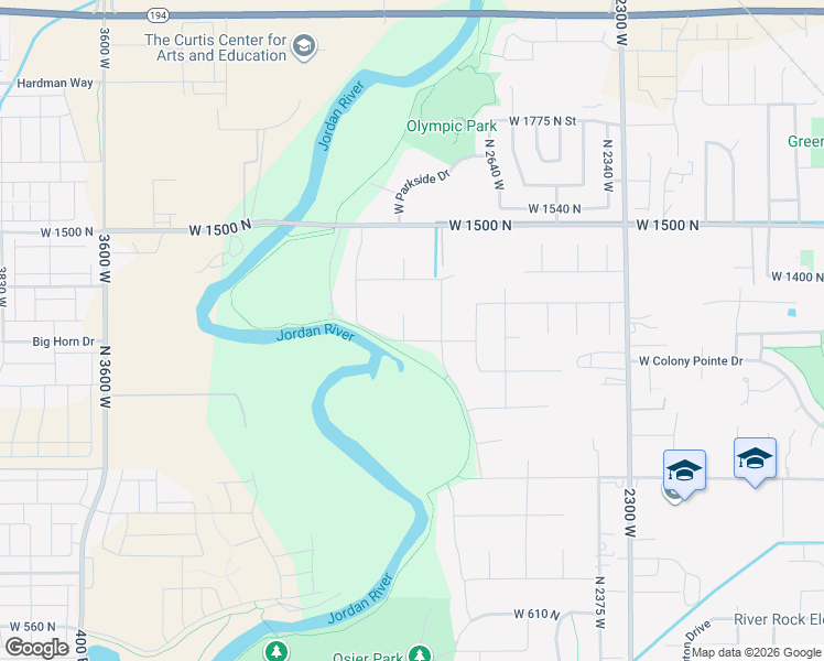 map of restaurants, bars, coffee shops, grocery stores, and more near 1284 2850 West in Lehi