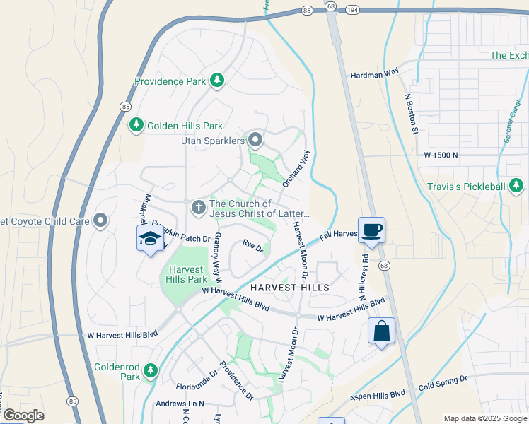 map of restaurants, bars, coffee shops, grocery stores, and more near 437 West Plum Place in Saratoga Springs