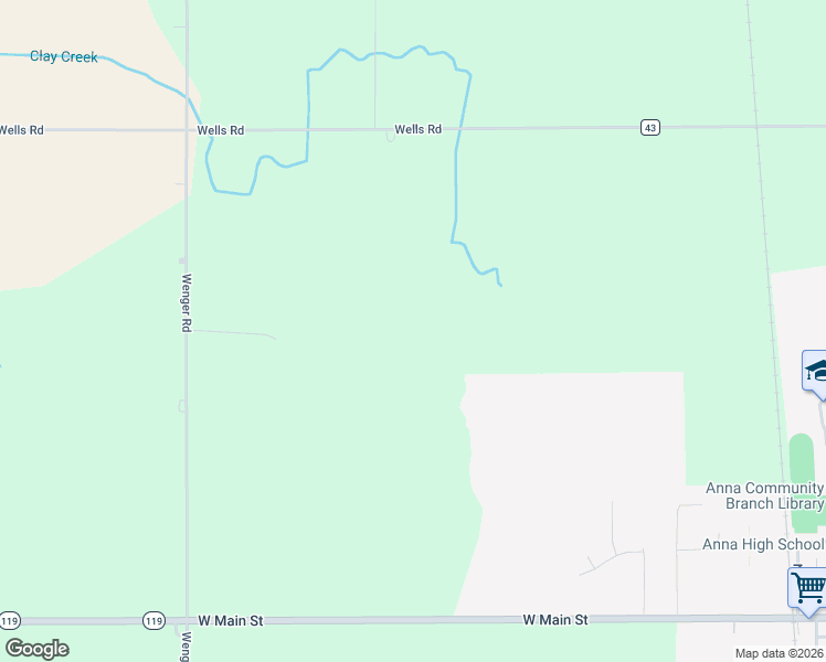 map of restaurants, bars, coffee shops, grocery stores, and more near in Anna