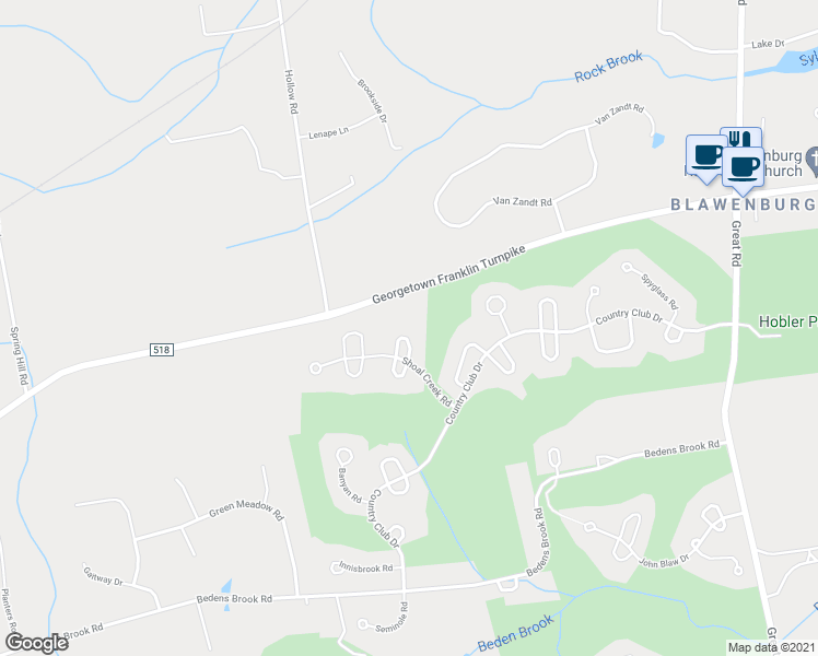 map of restaurants, bars, coffee shops, grocery stores, and more near 7 Kemper Lakes Court in Montgomery