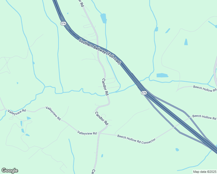 map of restaurants, bars, coffee shops, grocery stores, and more near 1248 Candor Road in Bulger
