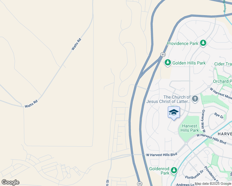 map of restaurants, bars, coffee shops, grocery stores, and more near Wild Yarrow Drive in Saratoga Springs