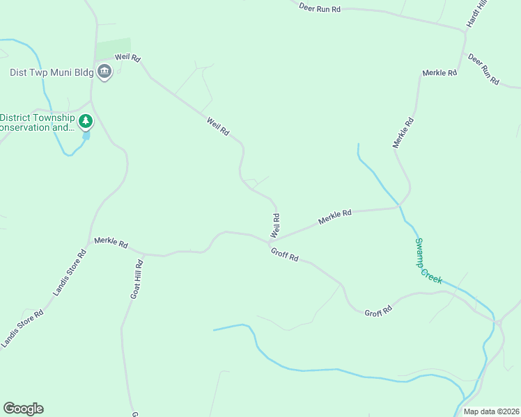 map of restaurants, bars, coffee shops, grocery stores, and more near 10 Weil Road in Bechtelsville