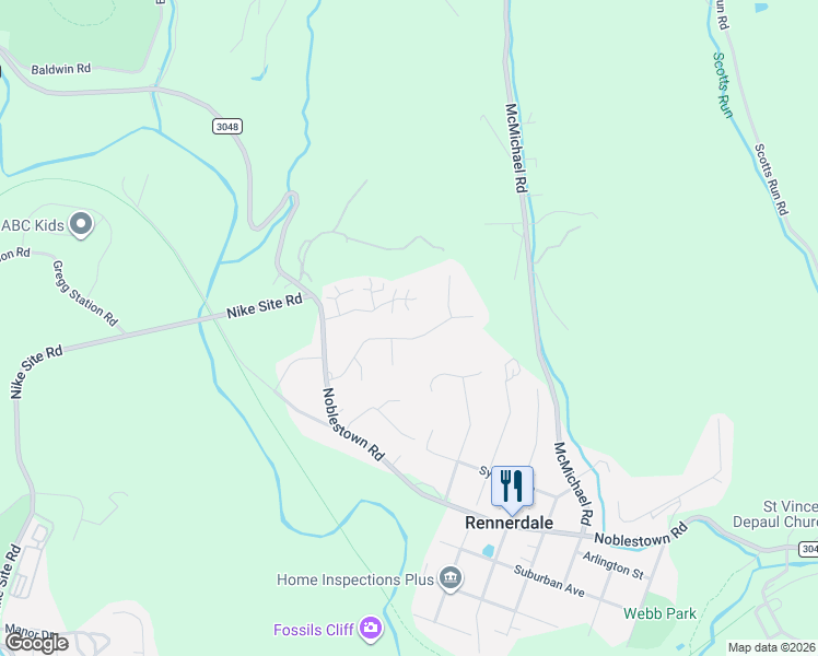 map of restaurants, bars, coffee shops, grocery stores, and more near 719 Stonegate Drive in Oakdale