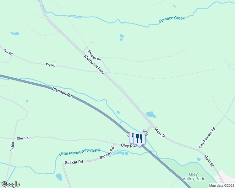 map of restaurants, bars, coffee shops, grocery stores, and more near 616 Memorial Highway in Fleetwood