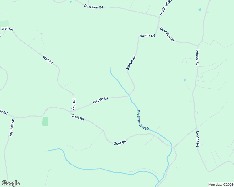 map of restaurants, bars, coffee shops, grocery stores, and more near 157 Merkle Road in Bechtelsville