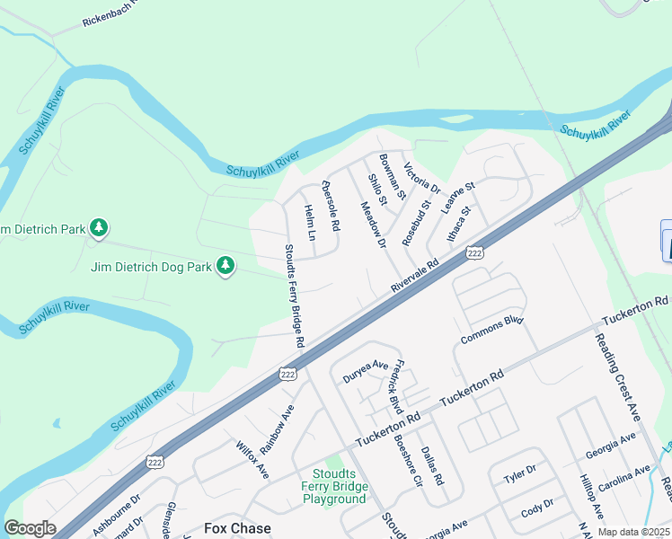 map of restaurants, bars, coffee shops, grocery stores, and more near 8 Buckingham Drive in Reading