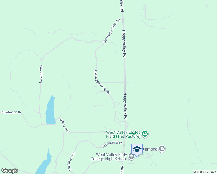 map of restaurants, bars, coffee shops, grocery stores, and more near 4041 Old Happy Valley Road in Cottonwood