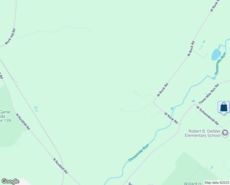 map of restaurants, bars, coffee shops, grocery stores, and more near 1476 West Rock Road in Perkasie