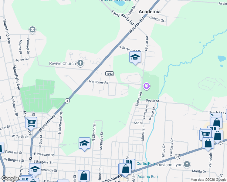 map of restaurants, bars, coffee shops, grocery stores, and more near 61 Highmeadow Drive in Mount Vernon