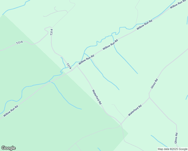 map of restaurants, bars, coffee shops, grocery stores, and more near 148 Willow Run Road in Honey Grove