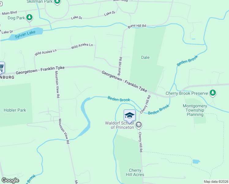 map of restaurants, bars, coffee shops, grocery stores, and more near 591 County Road 518 in Montgomery