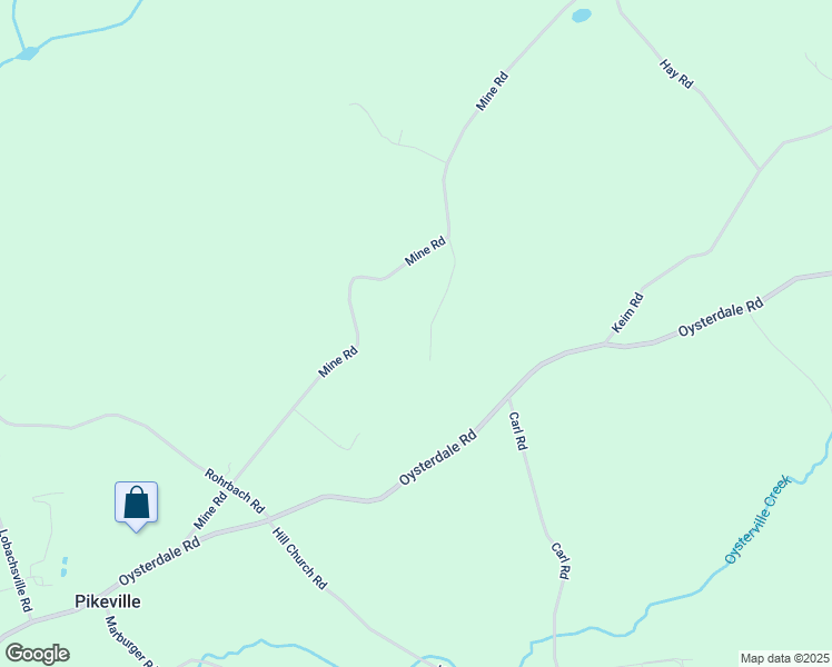 map of restaurants, bars, coffee shops, grocery stores, and more near 24 Shade Road in Oley