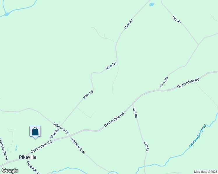 map of restaurants, bars, coffee shops, grocery stores, and more near 24 Shade Road in Oley