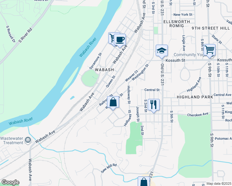 map of restaurants, bars, coffee shops, grocery stores, and more near 1121 Weaver Court in Lafayette