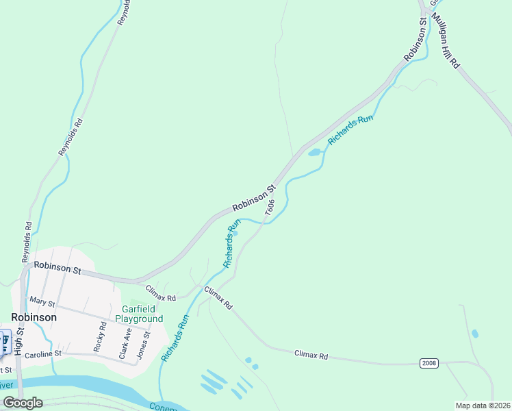 map of restaurants, bars, coffee shops, grocery stores, and more near 56 Jericho Road in Robinson