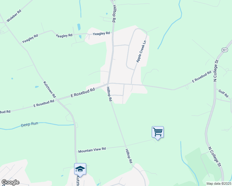 map of restaurants, bars, coffee shops, grocery stores, and more near 5 Lorraine Avenue in Myerstown