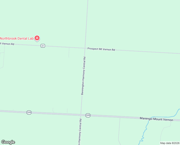 map of restaurants, bars, coffee shops, grocery stores, and more near 1516 County Road 170 in Marengo