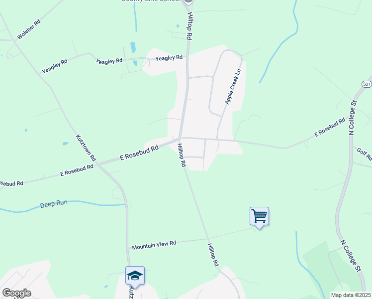 map of restaurants, bars, coffee shops, grocery stores, and more near 5 Lorraine Avenue in Myerstown