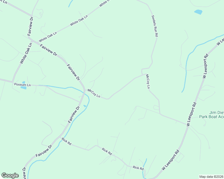 map of restaurants, bars, coffee shops, grocery stores, and more near 377 McCoy Lane in Leesport