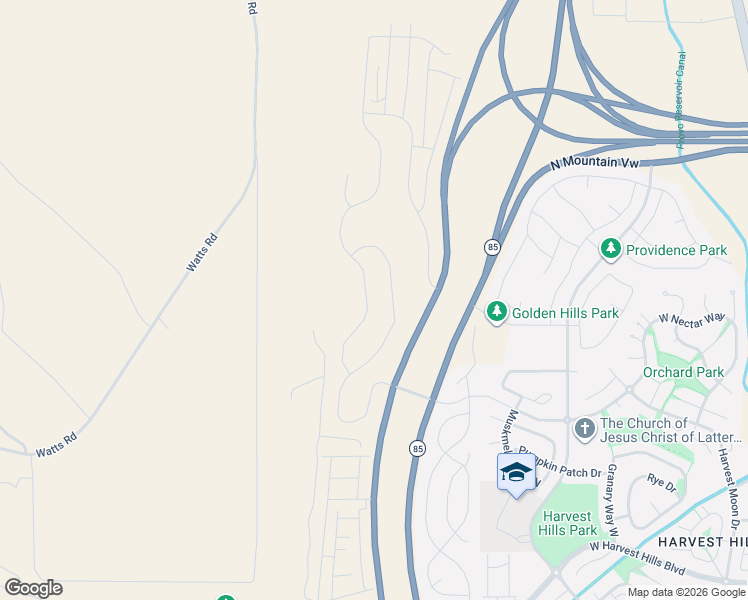 map of restaurants, bars, coffee shops, grocery stores, and more near West Harvest Moon Drive in Saratoga Springs