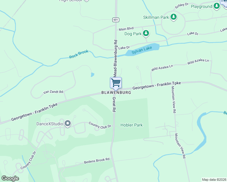 map of restaurants, bars, coffee shops, grocery stores, and more near 390 Georgetown Franklin Turnpike in Montgomery