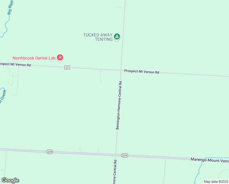 map of restaurants, bars, coffee shops, grocery stores, and more near 1550 County Road 170 in Marengo