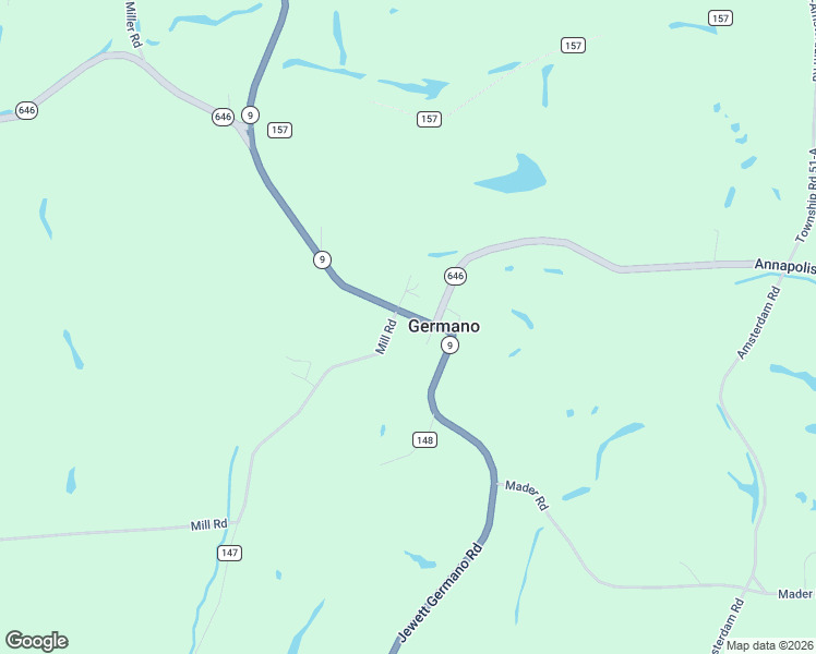 map of restaurants, bars, coffee shops, grocery stores, and more near 90820 Jewett Germano Road in Jewett