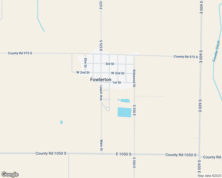 map of restaurants, bars, coffee shops, grocery stores, and more near in Fowlerton