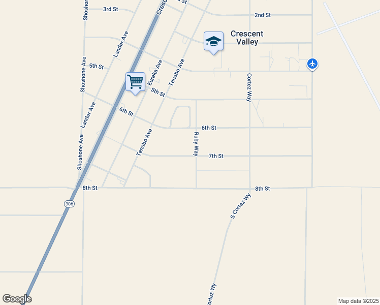 map of restaurants, bars, coffee shops, grocery stores, and more near 730 7th Street in Crescent Valley