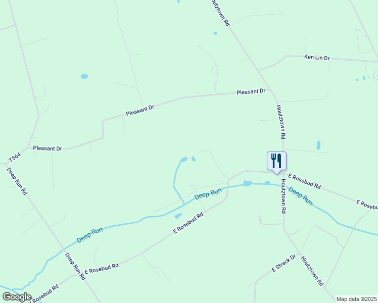 map of restaurants, bars, coffee shops, grocery stores, and more near 81 East Rosebud Road in Myerstown