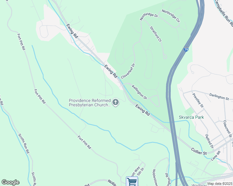 map of restaurants, bars, coffee shops, grocery stores, and more near in Carnegie