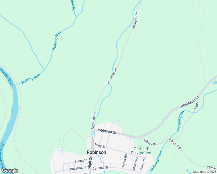 map of restaurants, bars, coffee shops, grocery stores, and more near 1872 Reynolds Road in Robinson