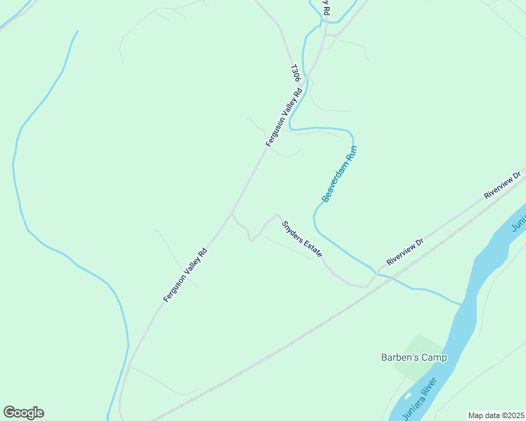 map of restaurants, bars, coffee shops, grocery stores, and more near 1673 Ferguson Valley Road in McVeytown