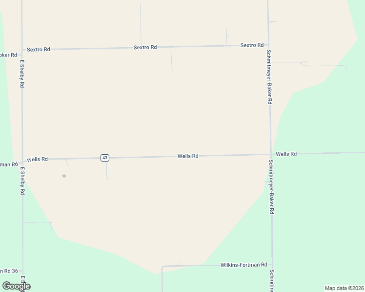 map of restaurants, bars, coffee shops, grocery stores, and more near 5350-5998 Wells Road in Minster