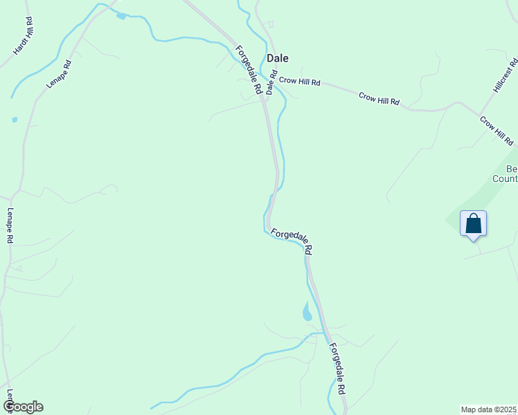 map of restaurants, bars, coffee shops, grocery stores, and more near 637 Forgedale Road in Barto