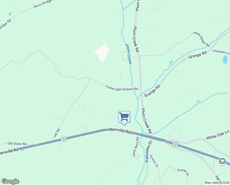 map of restaurants, bars, coffee shops, grocery stores, and more near 38 Fisher Mill Stream Road in Bernville