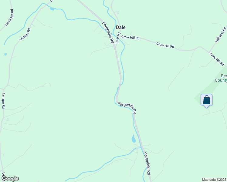 map of restaurants, bars, coffee shops, grocery stores, and more near 637 Forgedale Road in Barto