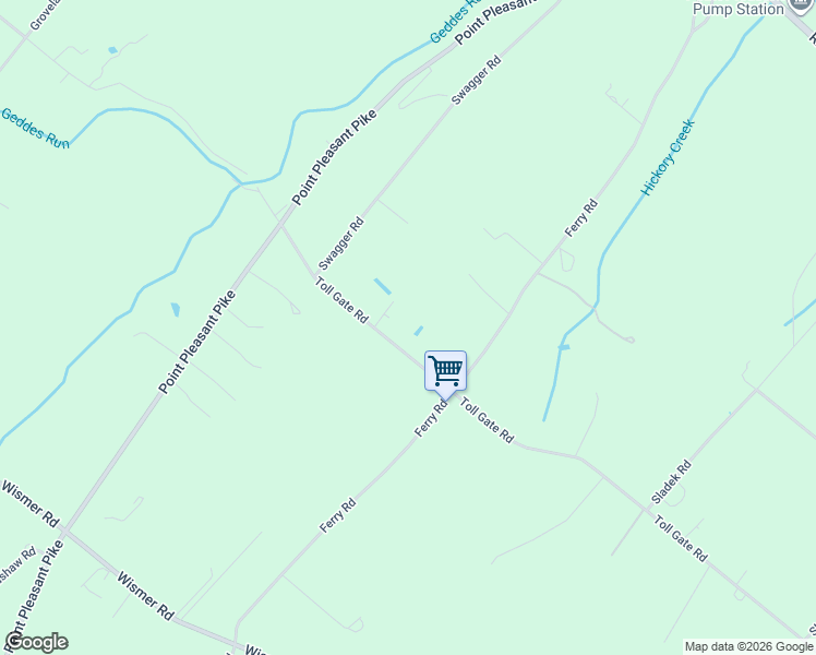 map of restaurants, bars, coffee shops, grocery stores, and more near 4911 Toll Gate Road in New Hope