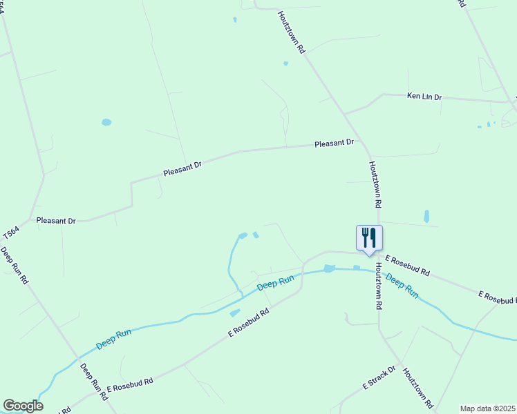 map of restaurants, bars, coffee shops, grocery stores, and more near 81 East Rosebud Road in Myerstown