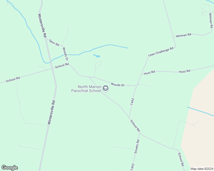map of restaurants, bars, coffee shops, grocery stores, and more near 1154 Woods Drive in Womelsdorf