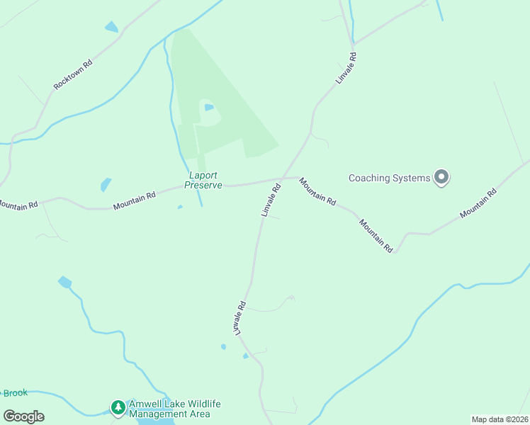 map of restaurants, bars, coffee shops, grocery stores, and more near 62 Linvale Road in East Amwell Township