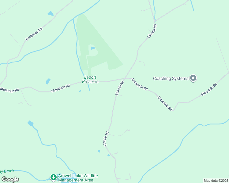 map of restaurants, bars, coffee shops, grocery stores, and more near 62 Linvale Road in East Amwell Township