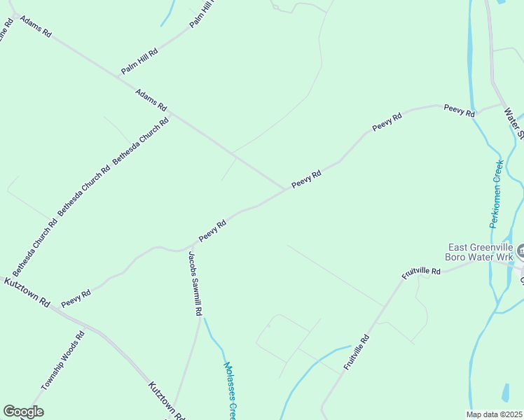 map of restaurants, bars, coffee shops, grocery stores, and more near 2020 Peevy Road in East Greenville