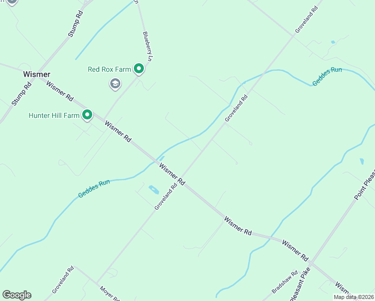 map of restaurants, bars, coffee shops, grocery stores, and more near 6469 Groveland Road in Bucks County