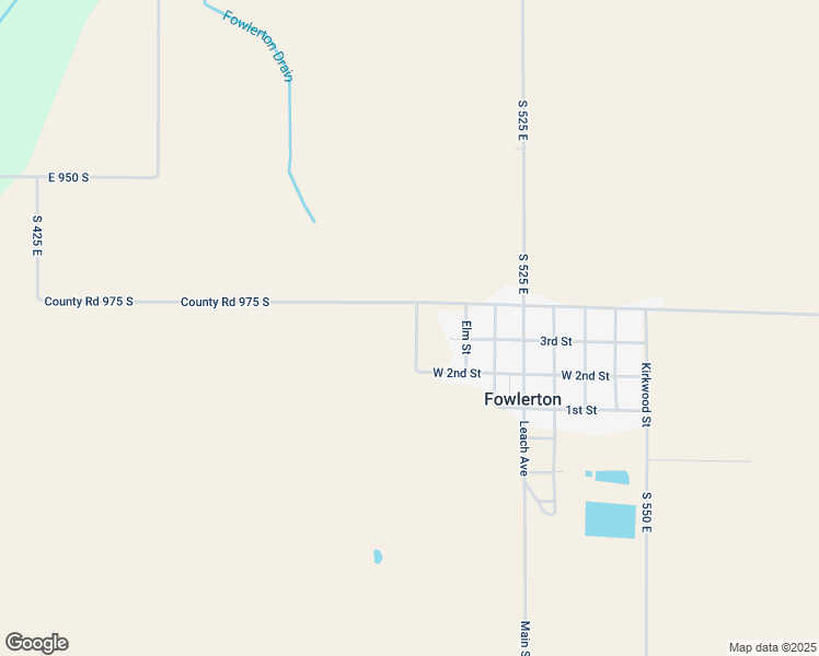 map of restaurants, bars, coffee shops, grocery stores, and more near 305 Jefferson Street in Fowlerton