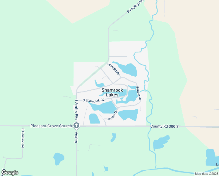 map of restaurants, bars, coffee shops, grocery stores, and more near in Shamrock Lakes