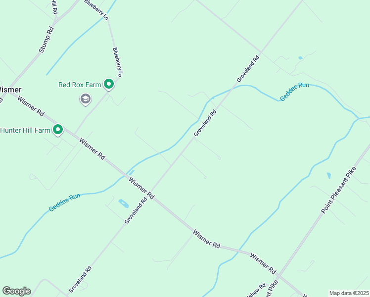 map of restaurants, bars, coffee shops, grocery stores, and more near 6501 Groveland Road in Pipersville