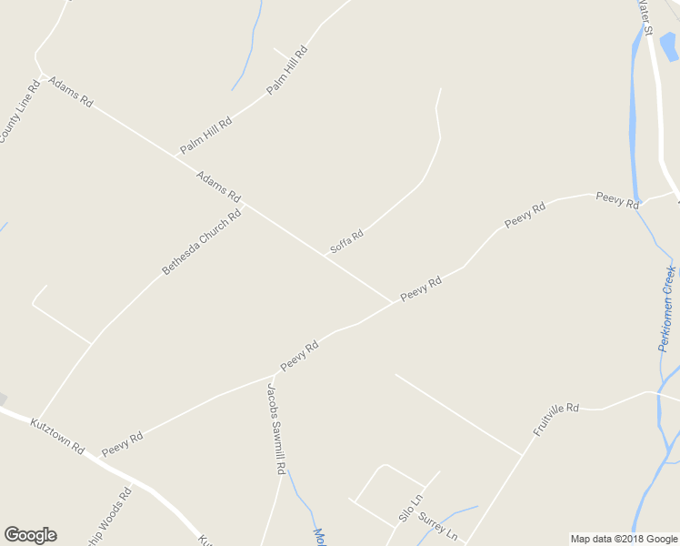 map of restaurants, bars, coffee shops, grocery stores, and more near 2016 Adams Road in East Greenville
