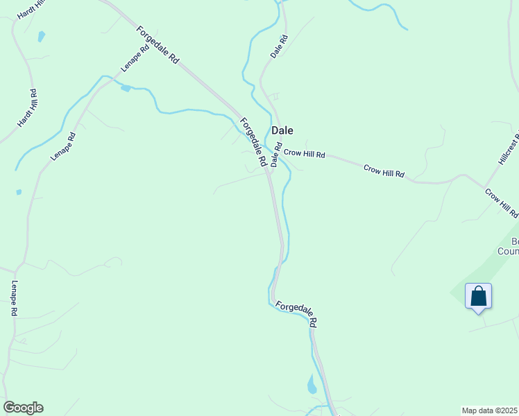 map of restaurants, bars, coffee shops, grocery stores, and more near 583 Forgedale Road in Barto